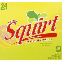 Squirt Soda, Citrus - 24 Each