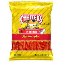 Chester's Corn Snacks, Flamin Hot Flavored, Fries, 3.625 Ounce