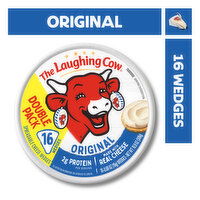 The Laughing Cow Cheese, Creamy Original, Double Pack - 16 Each