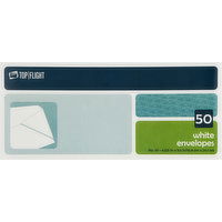 Top Flight Envelopes, White - 50 Each