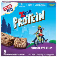 Zbar Snack Bars, Chocolate Chip, 5 Each