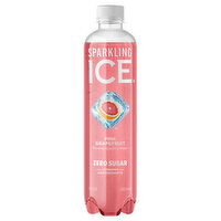 Sparkling Ice Sparkling Water, Zero Sugar, Pink Grapefruit Flavored