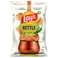 Lay's Potato Chips, Jalapeno Flavored, Kettle Cooked