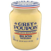 Grey Poupon Mustard, Dijon - 16 Ounce