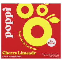 Poppi Cherry Limeade Prebiotic Soda