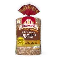 Oroweat 100% Whole Wheat Sliced Bread - 24 Ounce