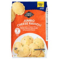 First Street Cheese Jumbo Ravioli Family Size - 40 Ounce