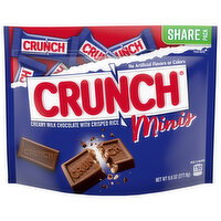 Crunch Milk Chocolate, with Crisped Rice, Creamy, Minis, Share Pack - 9.8 Ounce