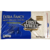 First Street Rice, Enriched, Extra Long Grain, Extra Fancy, 5 Pound