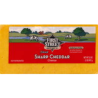 First Street Cheese, Sharp Cheddar, 32 Ounce