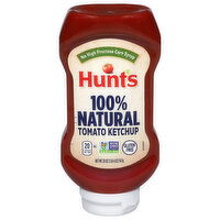 HUNTS Tomato Ketchup, 100% Natural, Thicker & Richer - 20 Ounce