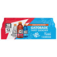 Gatorade Frost Glacier Cherry/Fruit Punch/Cool Blue Thirst Quencher - 18 Each
