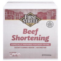 First Street Beef Shortening, 800 Ounce