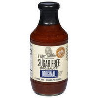 G Hughes BBQ Sauce, Sugar Free, Original, Smokehouse, 18 Ounce