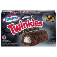 Hostess Sponge Cake, with Creamy Filling, Chocolate, Spooky - 8 Each