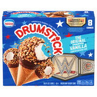 Drumstick The Original Champion Vanilla Frozen Dairy Dessert Cones - 8 Each