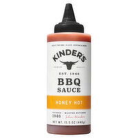 Kinder's BBQ Sauce, Honey Hot - 15.5 Ounce