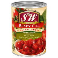 S&W Italian Recipe Ready Cut Tomatoes - 14.5 Ounce