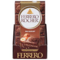 Ferrero Rocher Chocolate Bar, Milk Hazelnut, 1 Each