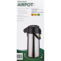 Winware Airpot, Glass Lined, 2.2 Liters - 1 Each