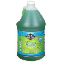 First Street Snow Cone Syrup, Lime - 1 Gallon