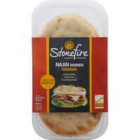 Stonefire Naan Rounds, Original, 12 Each