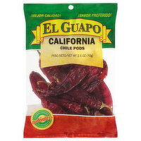 El Guapo Whole California Chili Pods (Chile California Entero) - 2.5 Ounce