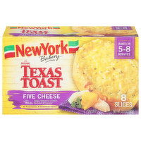 New York Bakery Texas Toast, Five Cheese, Slices, 13.5 Ounce