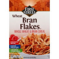 First Street Bran Flakes, Wheat - 21 Ounce