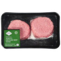 First Street Ground Beef Patties, Waygu, Premium, 4 Each