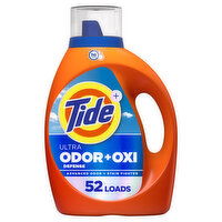 Tide Ultra Odor Defense Plus Oxi Liquid Laundry Detergent, 52 Loads - 73 Fluid ounce
