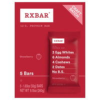 Rxbar Protein Bar, Strawberry - 5 Each