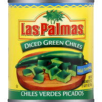 Las Palmas Green Chiles, Mild, Diced, 27 Ounce