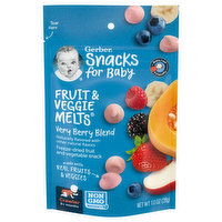 Gerber Fruit & Veggie Melts, Very Berry Blend, Crawler (8+ Months), 1 Ounce