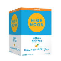 High Noon Pineapple Vodka Hard Seltzer Can 4 Pack - 355 Millilitre