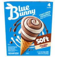 Blue Bunny Soft Chocolate Vanilla Frozen Dairy Dessert
