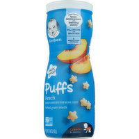 Gerber Puffs, Peach - 1.48 Ounce