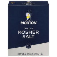 Morton Kosher Salt, Coarse - 3 Pound