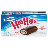 Hostess Cake Rolled, with Creamy Filling, Chocolate - 10 Ounce