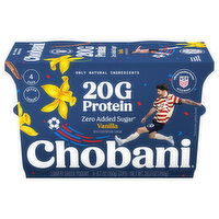 Chobani Lowfat Greek Vanilla Yogurt - 4 Each