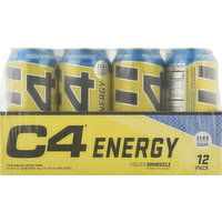 C4 Performance Energy Drink, Frozen Bombsicle, 12 Pack - 12 Ounce