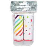 Creative Converting Confetti Cannons, 2 Pack - 2 Each