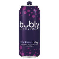 Bubly carbonated water ,blackberry flavoured sparkling water, 16 Ounce