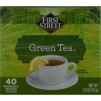 First Street Green Tea, Tea Bags - 40 Each