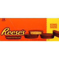 Reese's Peanut Butter Cups, Milk Chocolate, King Size - 24 Each