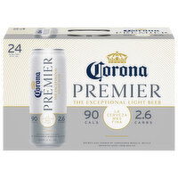 Corona Premier The Exceptional Light Beer - 24 Each