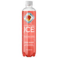 Sparkling Ice Sparkling Water, Zero Sugar, Peach Nectarine Flavored - 17 Fluid ounce