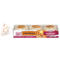 Thomas' English Muffins, Cranberry - 6 Each