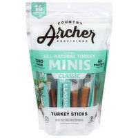 Country Archer Turkey Sticks, Rosemary, Minis - 16 Each