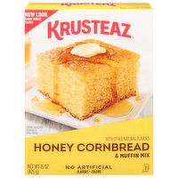 Krusteaz Cornbread & Muffin Mix, Honey, 15 Ounce